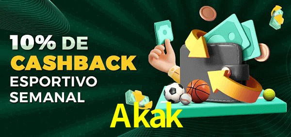 10% de bônus de cashback na Akak